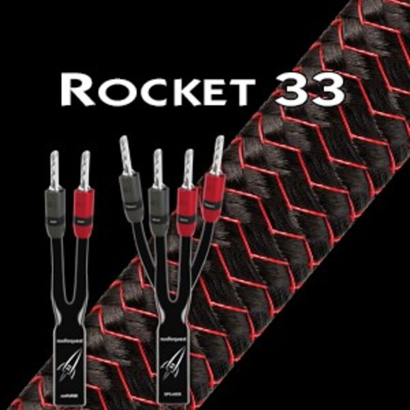 Кабель акустический AudioQuest Rocket 33 DBW-SPADEG 1.0 м