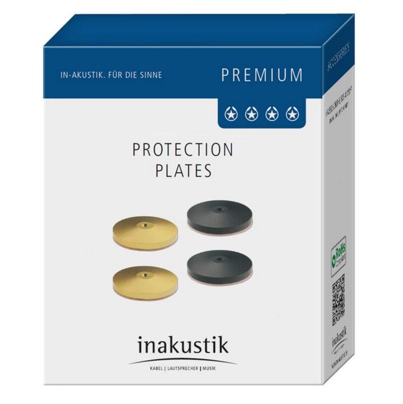 Опора Inakustik Premium Plate, 4 pcs, golden, 008484