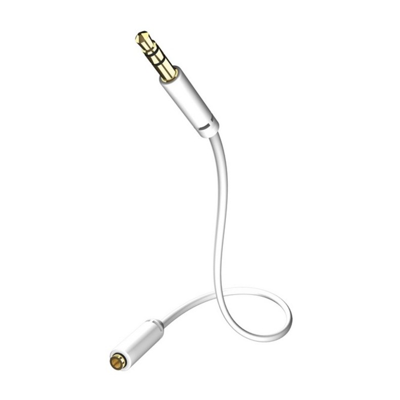 Кабель межблочный Inakustik Star MP3 Audio Cable,1.5 m, (M-F),3.5 mm  Phone plug (m)<>3.5 Phone plug (F), 003105015
