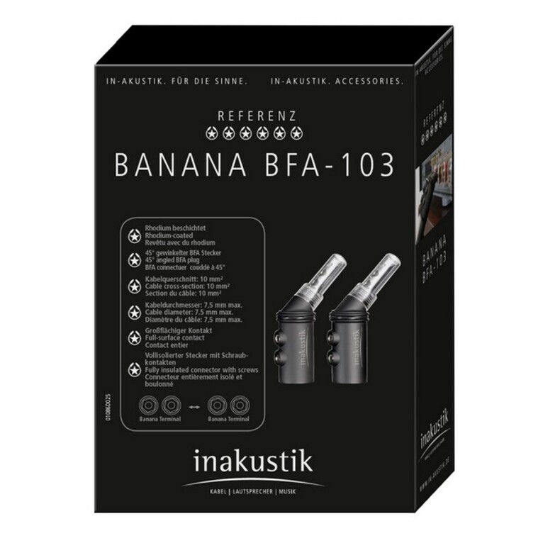 Разъем Inakustik Referenz Banana BFA-103-45, 1 pc, 007891801