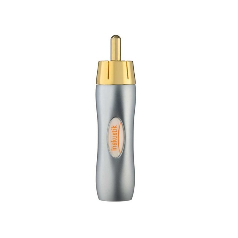 Разъем Inakustik Exzellenz New RCA Plug, 8 mm, silver, 1 pc, 006990061