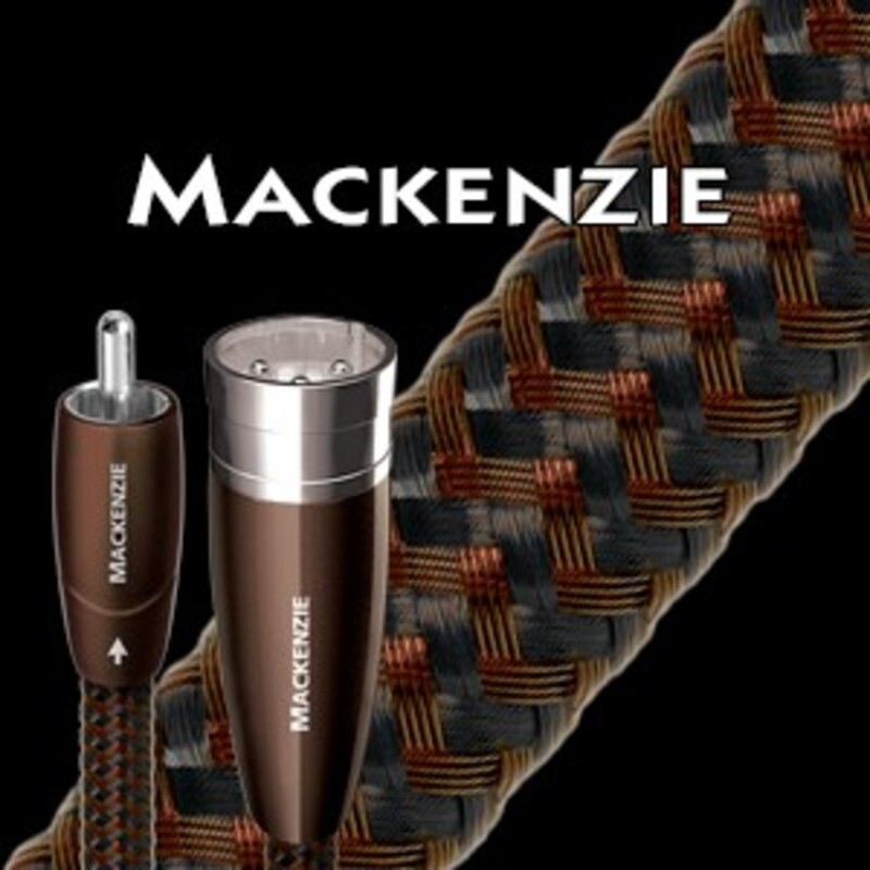 Кабель межблочный AudioQuest Mackenzie (1 m balanced black/brown PVC) 1.0 м