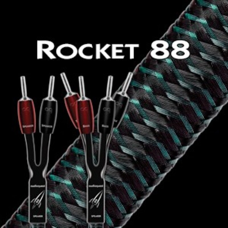 Кабель акустический AudioQuest Rocket 88 SBA-SPADEG 1.0 м