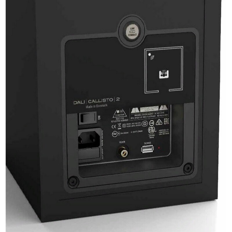 Акустика полочная DALI Callisto 2C Black +  DALI Sound Hub Compact