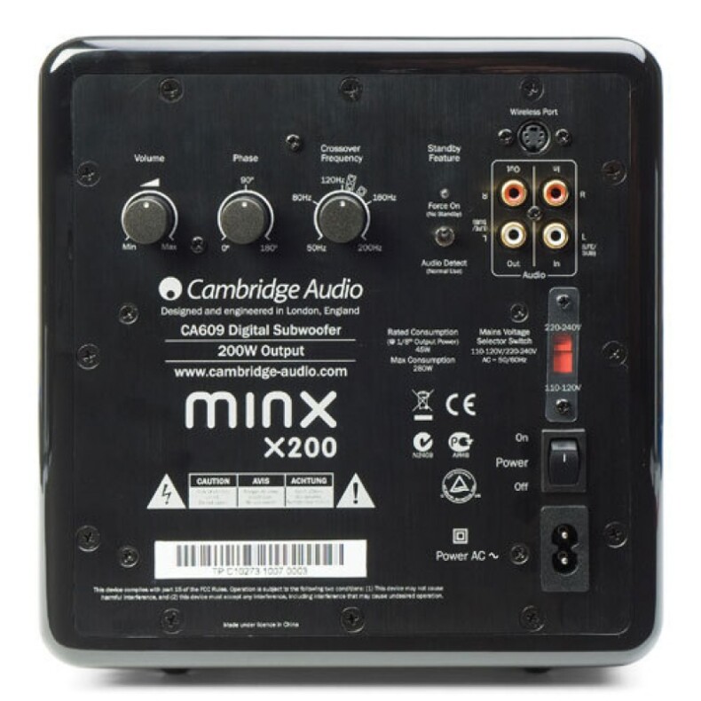 Сабвуфер активный Cambridge Audio Minx X201 Gloss White 