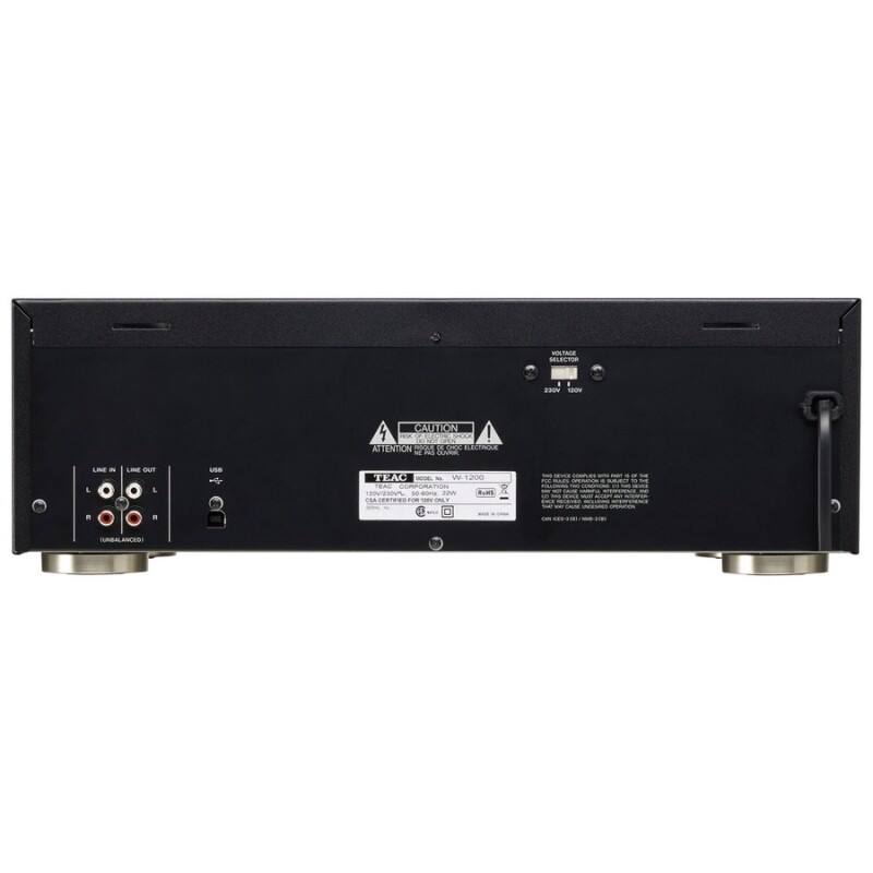 Кассетная дека TEAC W-1200 Black