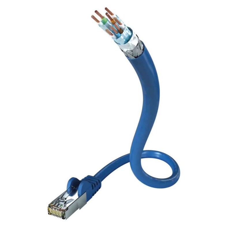 Патч корд Inakustik Profi CAT7 Ethernet Cable, 0.5 m, S-FTP, AWG 26, 009250005