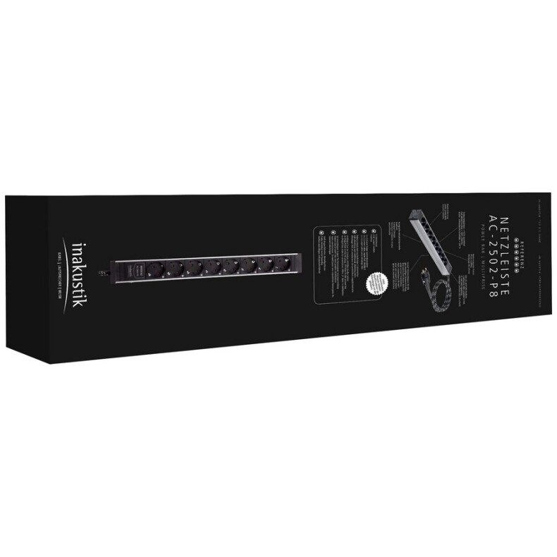 Фильтр сетевой Inakustik Referenz Power Bar AC-2502-P8 3x2,5mm, 1.5 m, 00716302