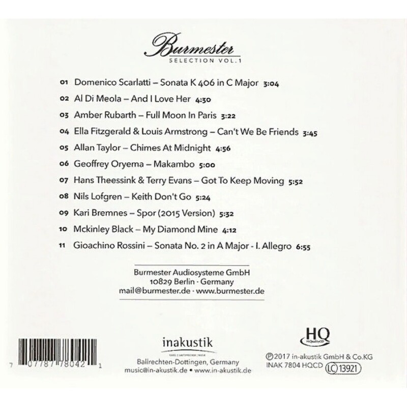 Диск CD Various Artists Burmester Selection, Vol.1
