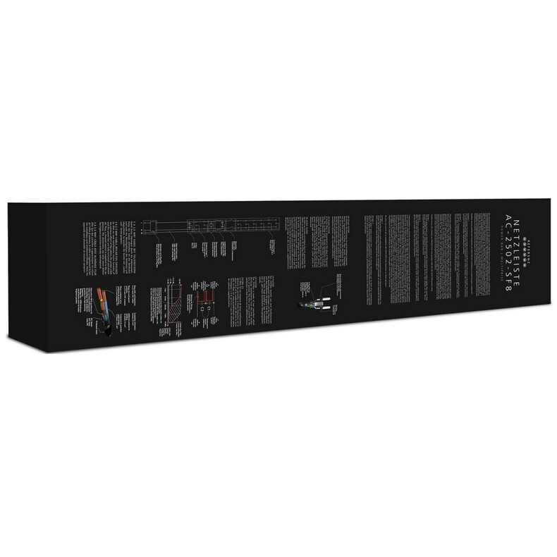 Фильтр сетевой Inakustik Referenz Power Bar AC-2502-SF8 3x2,5mm, 1.5 m, 00716402