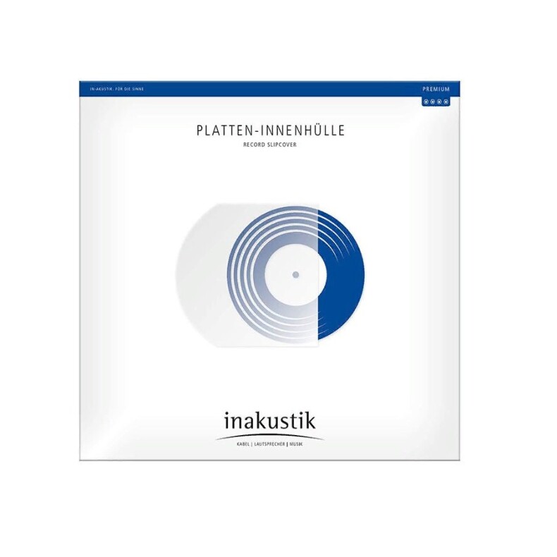 Пакет для виниловых пластинок Inakustik Premium LP sleeves Record slipcover, 004528005