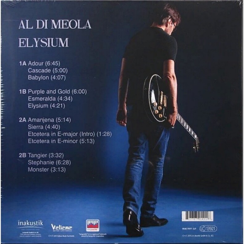 Пластинка виниловая Meola Al Di. Elysium (45 RPM) 2 LP
