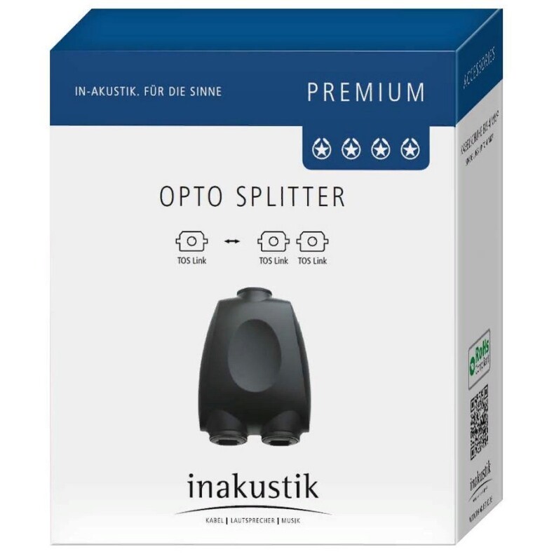Переходник Inakustik Premium Opto-Splitter, 01040100