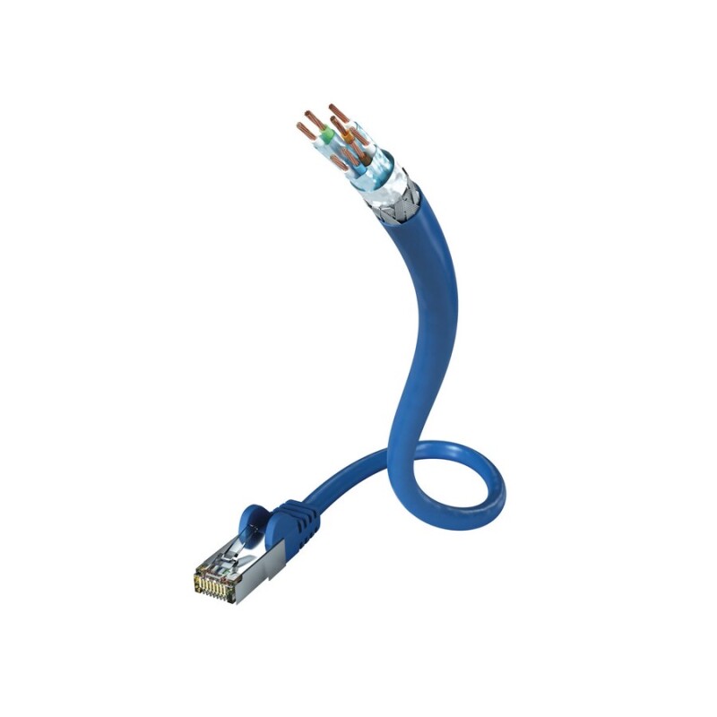 Патч корд Inakustik Profi CAT7 Ethernet Cable, 5.0 m, S-FTP, AWG 26, 00925005