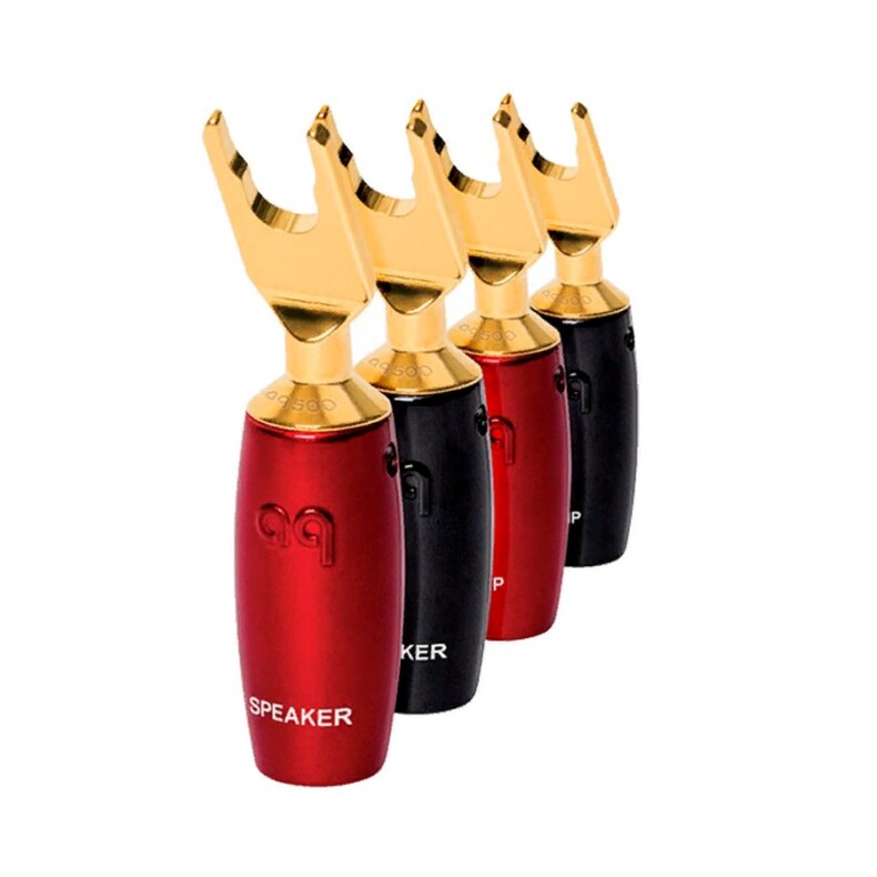 Разъем AudioQuest SureGrip 507-  SPADE GOLD (4)