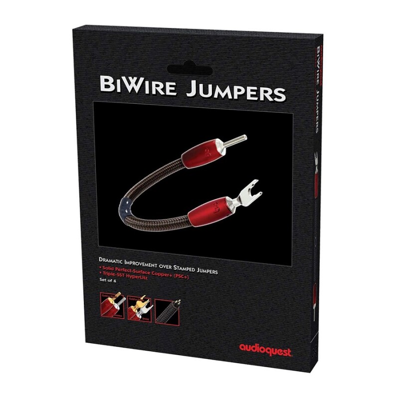 Перемычка AudioQuest BiWire Jumpers PSC+ Banana/Spade gold